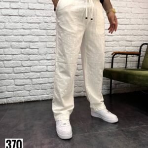 Pantalon Lin Blanc