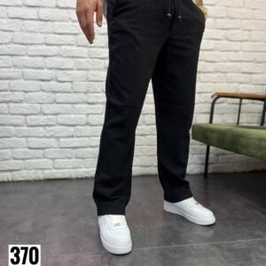 Pantalon Lin Noir
